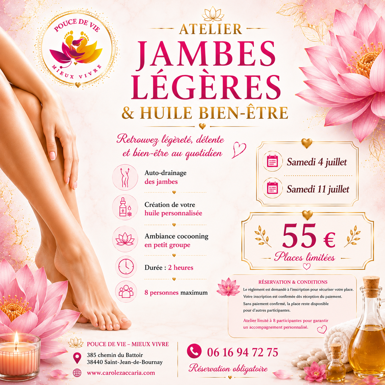 ATELIER Jambes légères